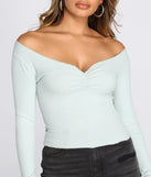 Cozy Ribbed Knit Top