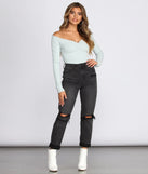 Cozy Ribbed Knit Top