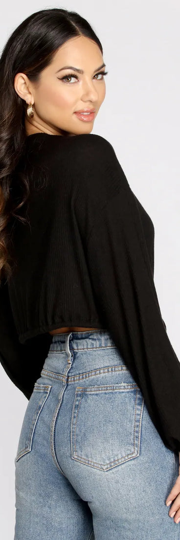 That Casual Vibe Crop Top