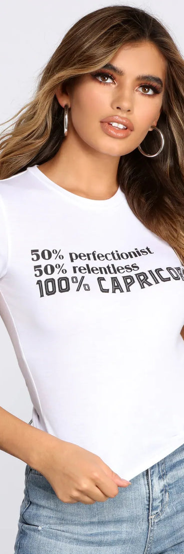 100% Capricorn Tee