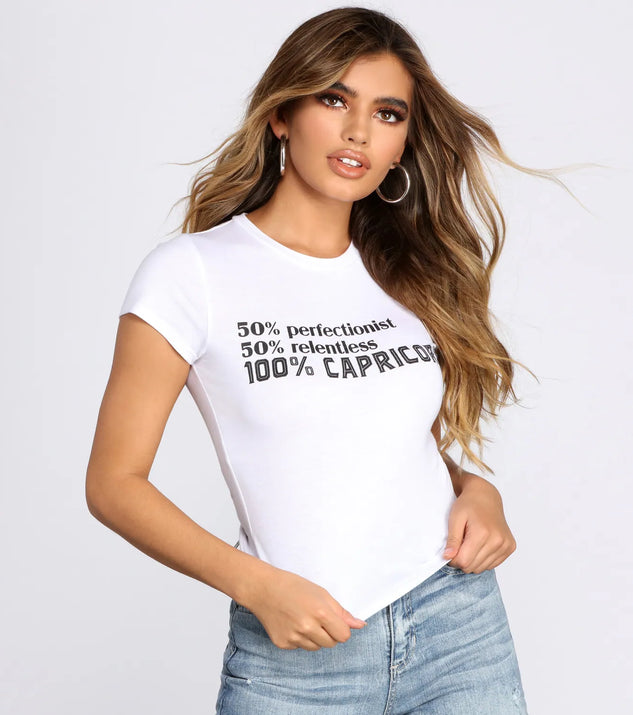 100% Capricorn Tee