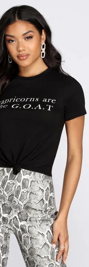Capricorns Are The G.O.A.T Tee