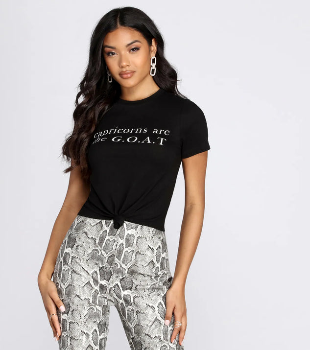 Capricorns Are The G.O.A.T Tee