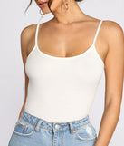 Basic Ribbed Knit Bodysuit