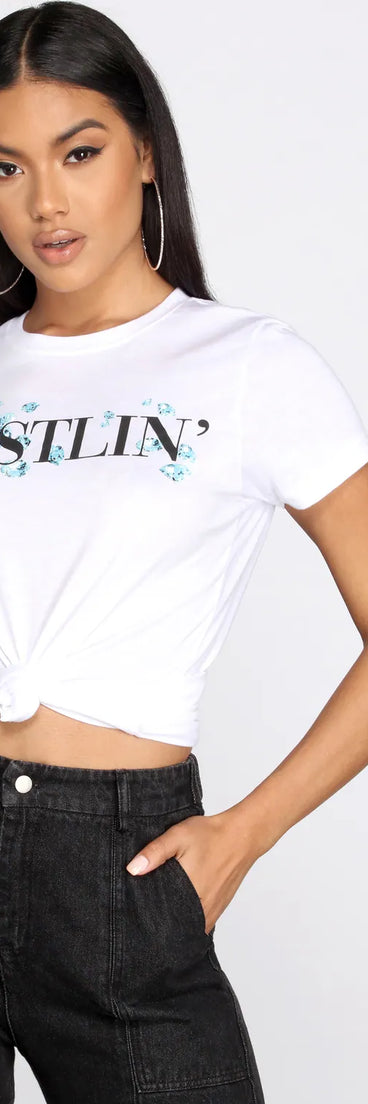 Hustlin' Diamond Tee