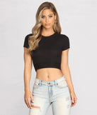 Tied to Basics Cropped Top