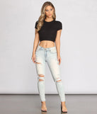 Tied to Basics Cropped Top
