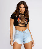 Girls Who Rock Slashed Tee