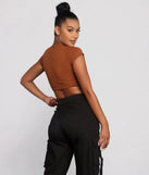 Sweet And Simple Short Sleeve Crop Top