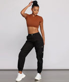 Sweet And Simple Short Sleeve Crop Top