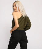 Comfy-Chic One Sleeve Top