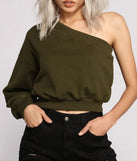 Comfy-Chic One Sleeve Top