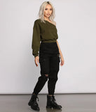 Comfy-Chic One Sleeve Top