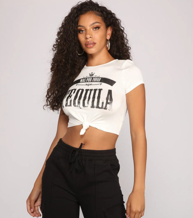 Tequila Time Crop Top