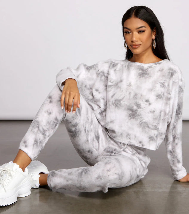 Major Cozy Vibes Tie Dye Top