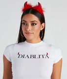 Diablita Crop Top