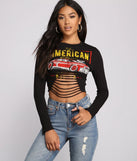 American Classic Graphic Crop Top