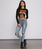 American Classic Graphic Crop Top