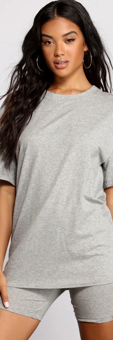 Effortless Everyday Oversize Basic Tee