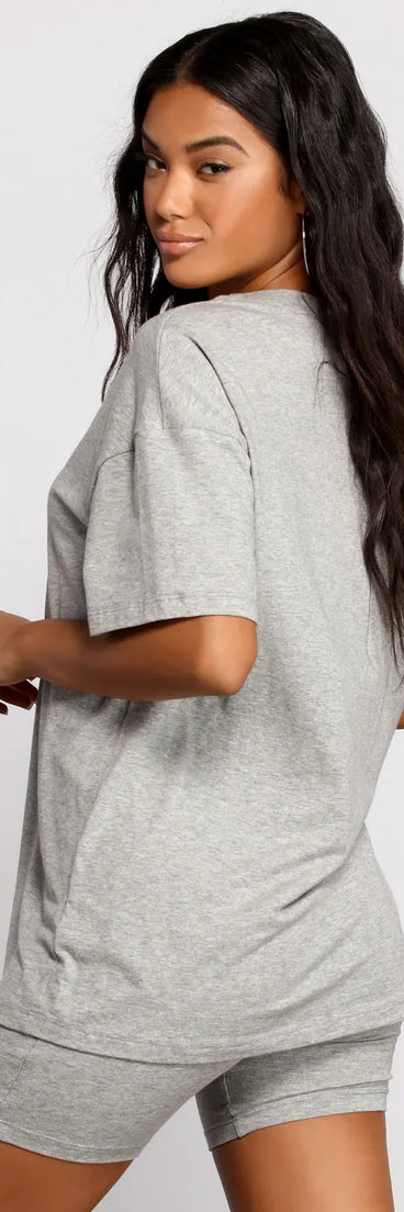 Effortless Everyday Oversize Basic Tee