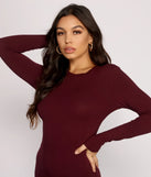 Back to Basics Knit Mini Dress