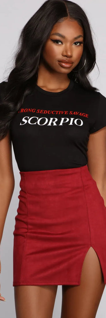 Scorpio Babe Graphic Tee Shirt