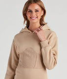 Keeping Knit Casual Hoodie Mini Dress