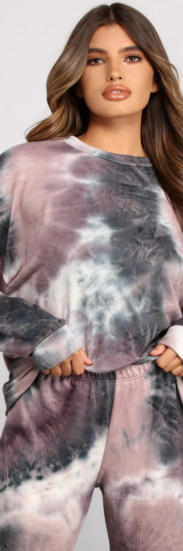 Colorfully Chic Tie Dye Oversized Top