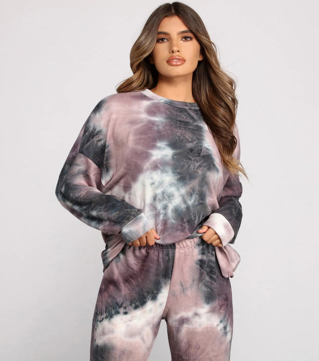 Colorfully Chic Tie Dye Oversized Top
