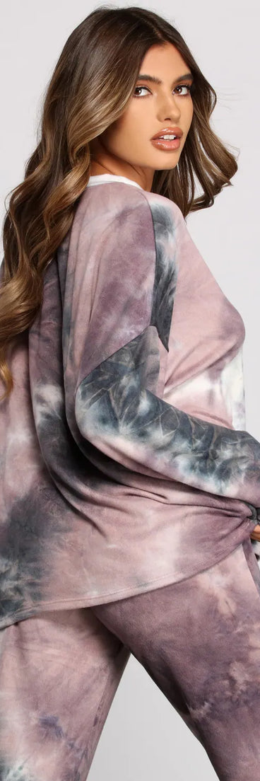 Colorfully Chic Tie Dye Oversized Top