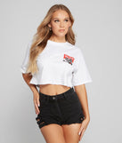Daredevil Racing Graphic Crop Top