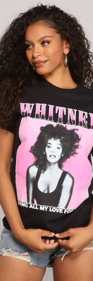 Saving All My Love Whitney Graphic Tee