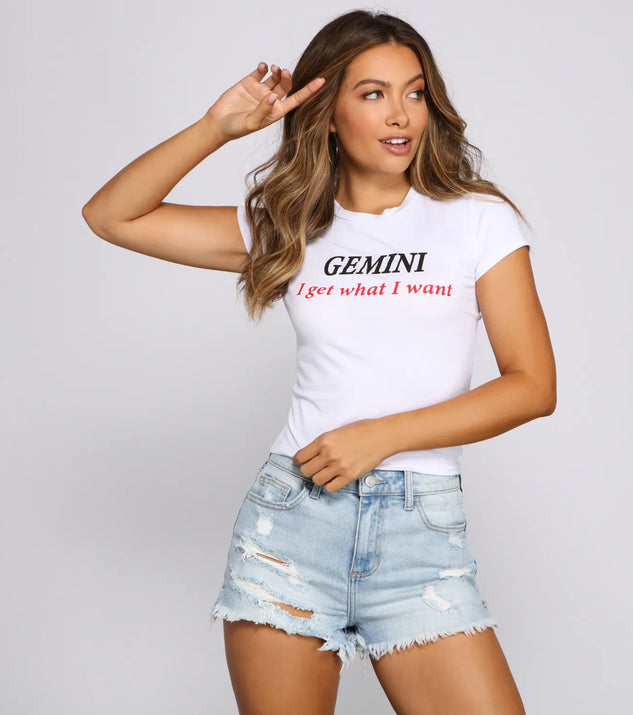 Gemini Trendy Graphic Tee