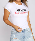 Gemini Trendy Graphic Tee