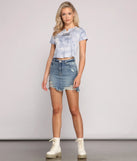 Angel Energy Ribbed Knit Crop Top
