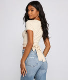 Basic Mood Ribbed Knit Crop Top