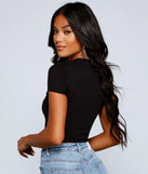 Just Bitten Cropped Graphic Tee