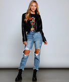 Wild Rose Grunge Graphic Tee