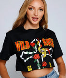 Wild Rose Grunge Graphic Tee