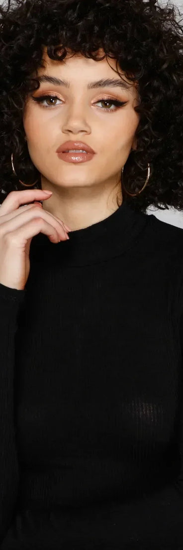 Wardrobe Essential Mock Neck Top