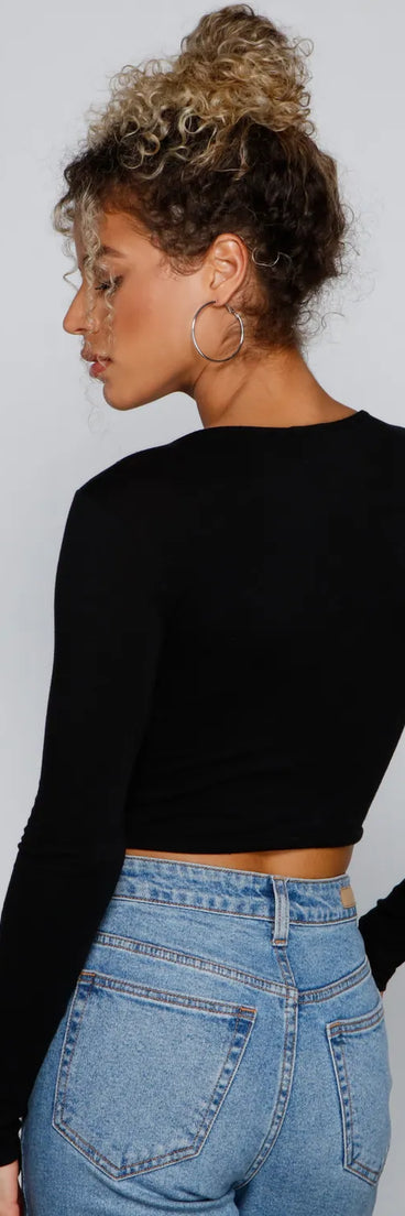 Hot Rod Lace-Up Graphic Top