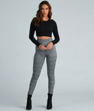 Trendy Basic Ribbed Knit Crop Top