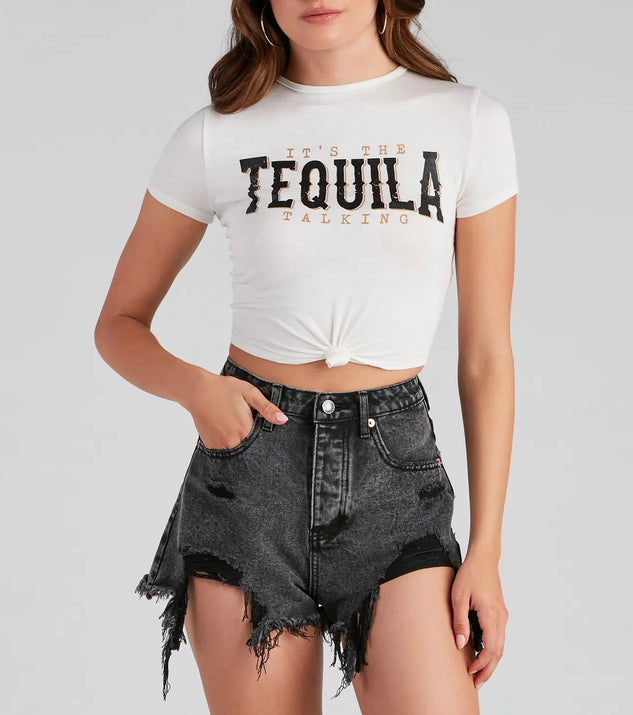 It's The Tequila Talking Graphic Tee