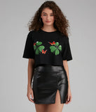 Lucky Day Shamrock And Butterfly Tee Shirt