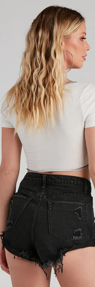 Speed Racer Graphic Lace-Up Tee