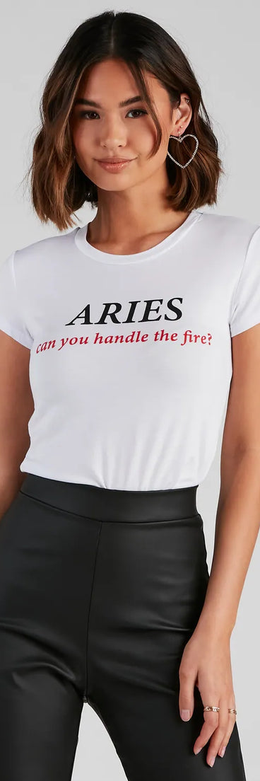 Aries Can You Handle It Graphic Tee