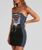Hardrock Babe Graphic Short Dress