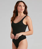 Basic Needs Scoop Neck Bodysuit
