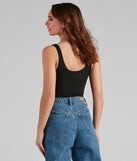 Basic Needs Scoop Neck Bodysuit