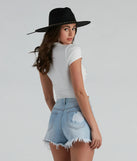 American Motorcycle Graphic Distressed Top